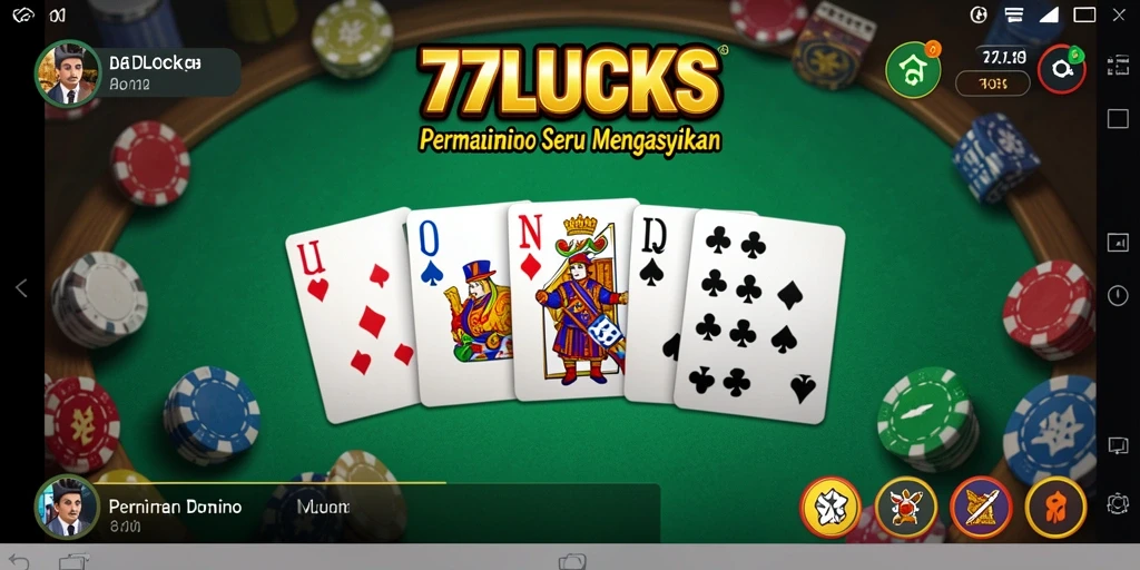 Tampilan gameplay menarik dan seru dalam 77LUCKS.