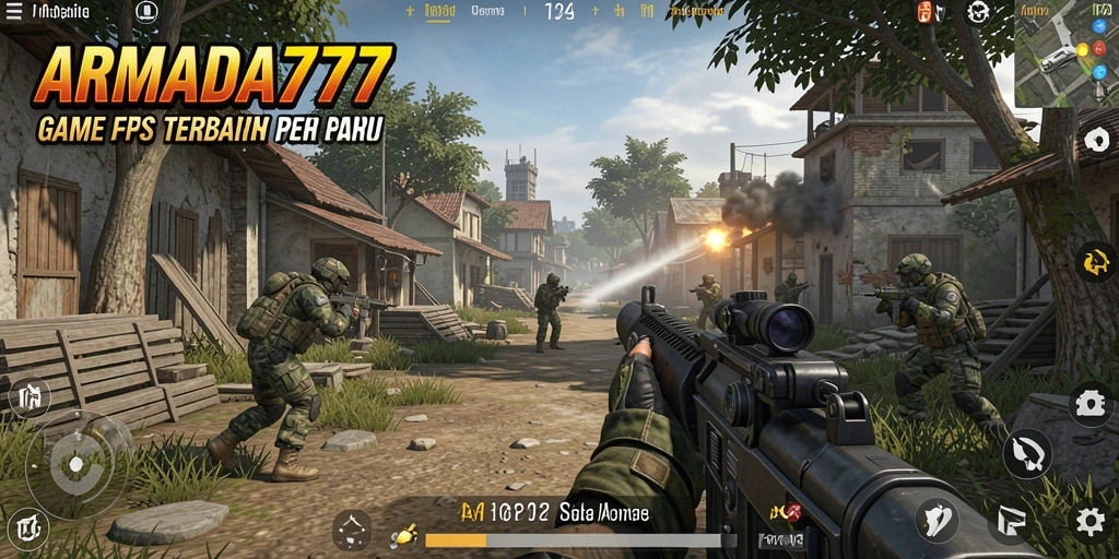 Gameplay menegangkan dalam ARMADA777 dengan pertempuran taktis dan aksi cepat.