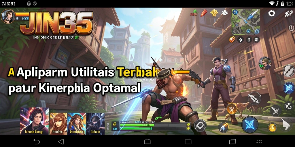 Tampilan antarmuka JIN33 yang ramah pengguna dengan fitur Utility.