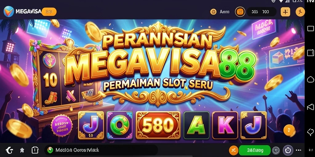Tampilan mendebarkan dari gameplay MEGAVISA88 yang penuh warna.