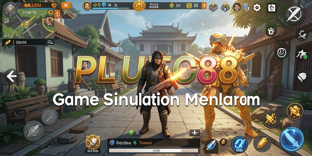 Tampilan gameplay menawan dari PLUTO88 dalam simulasi interaktif.