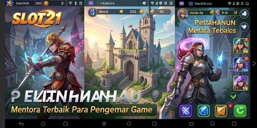 Screenshot utama SLOT21 menampilkan aksi mendebarkan dalam permainan Tower Defense.