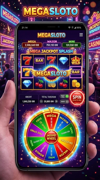 Proses unduh cepat aplikasi megasloto di perangkat Anda.